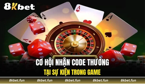 Cơ hội nhận code thưởng tại sự kiện trong game